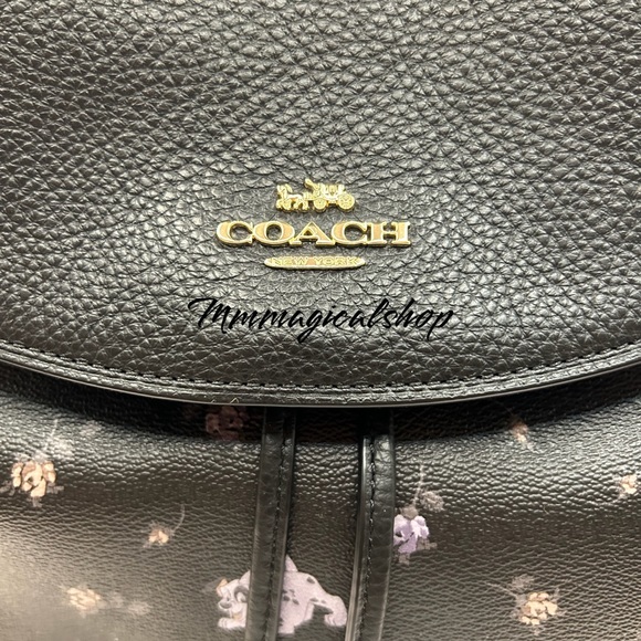 COACH coach Disney 101 Dalmatian floral rucksack bag - Picture 2 of 7